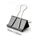 41mm Paper Binder Clips-6Pcs