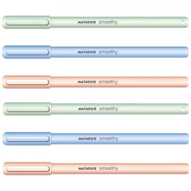 Matador smoothy premium ball Pen 6Pcs – Black Ink