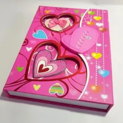 Password Lock Diary Pink