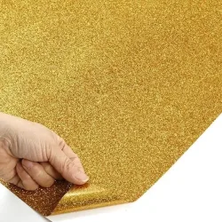 A4 Golden Glitter Foam Sheets 2mm Creative Craft Sponge Paper Assorted Colours DIY Crafts Scrapbooking